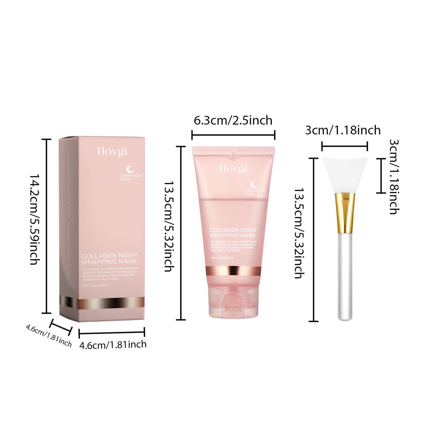 Collagen Overnight Peel-Off Mask – Hydrating & Firming Night Care Set