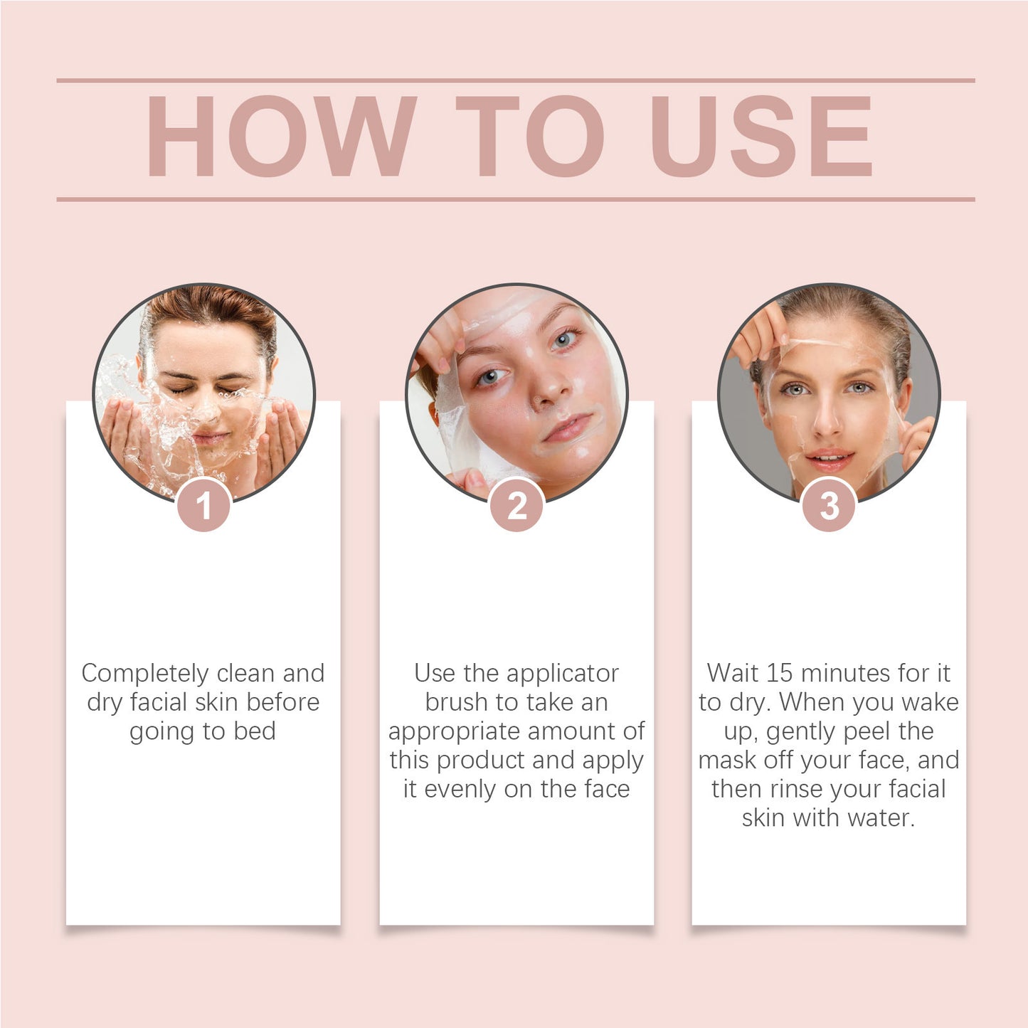 Collagen Overnight Peel-Off Mask – Hydrating & Firming Night Care Set