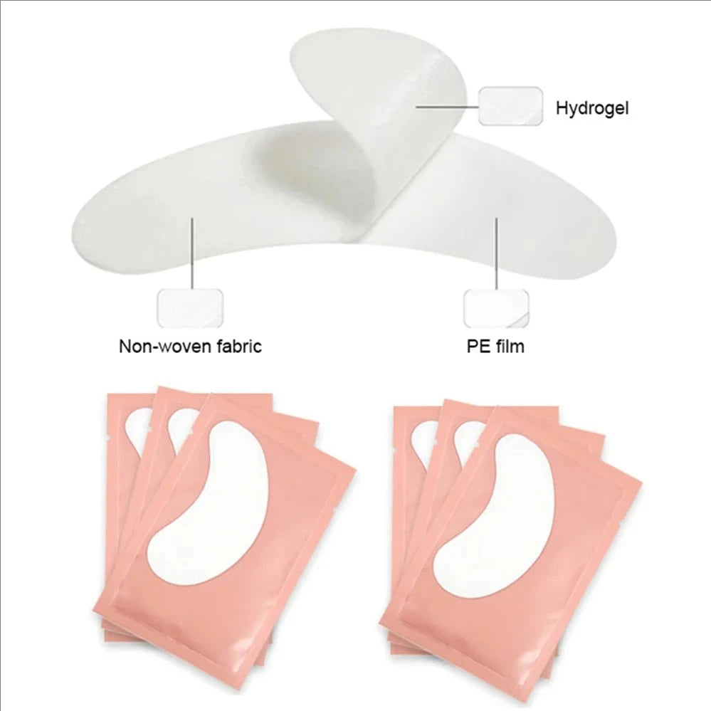 MJ Gel Eye Pads (50 Pairs) – Under-Eye Patches for Eyelash Extension