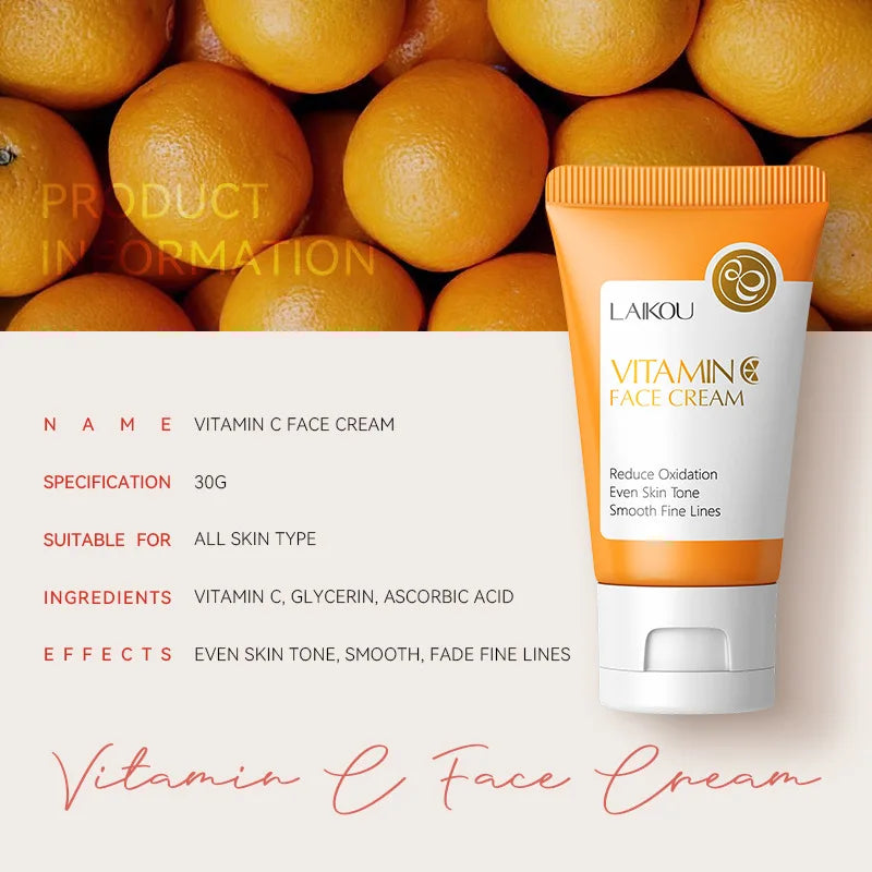 LAIKOU Vitamin C Face Cream – Moisturizing, Nourishing & Brightening
