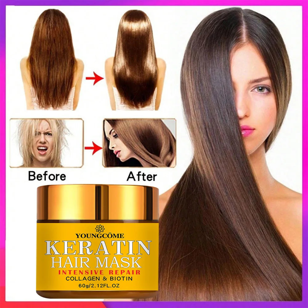 Hair Repair Mask – Biotin, Collagen & Keratin Treatment for Dry & Damaged Hair