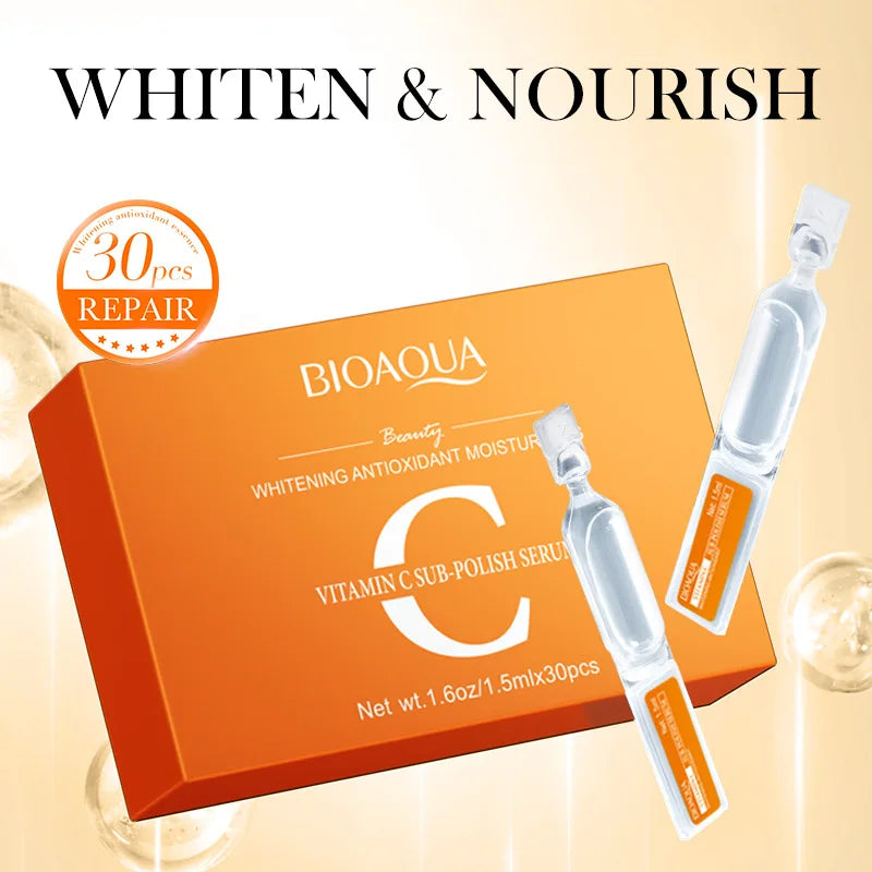 BIOAQUA 30pcs Face Serum – Retinol, Vitamin C & Hyaluronic Acid