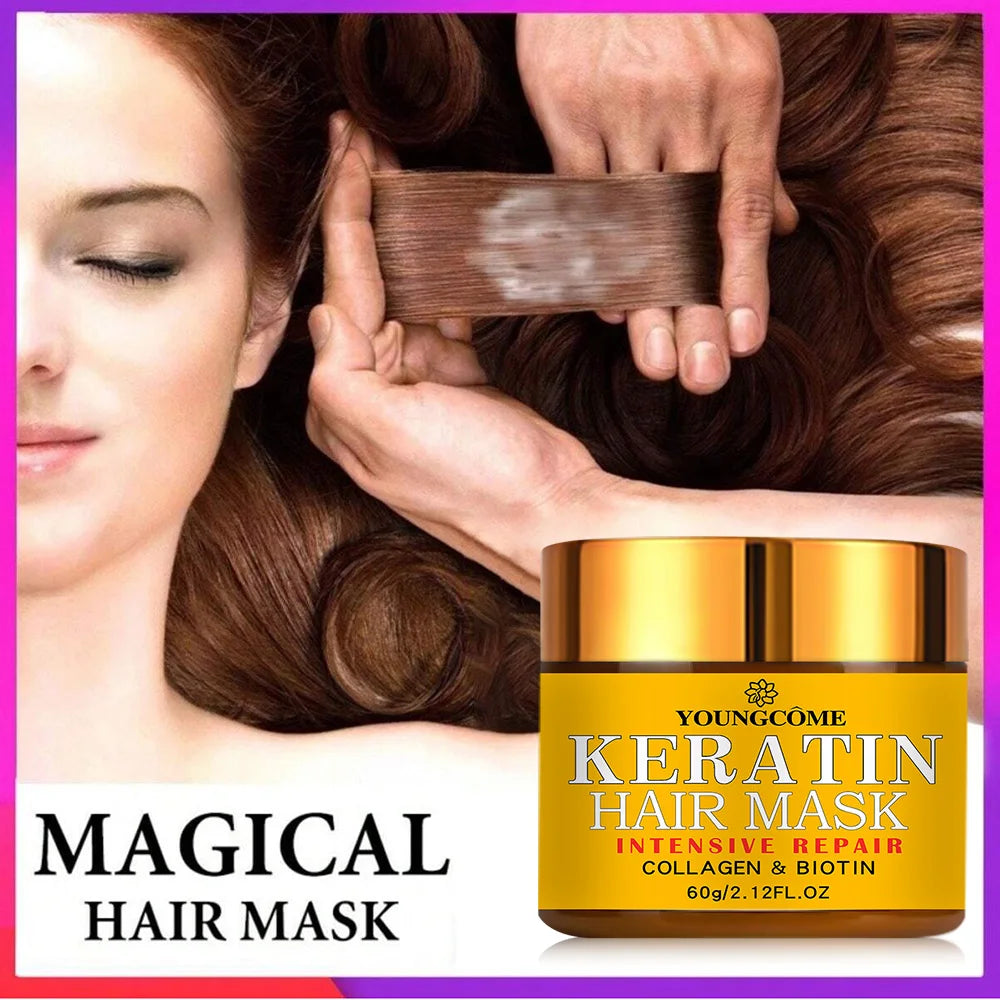 Hair Repair Mask – Biotin, Collagen & Keratin Treatment for Dry & Damaged Hair