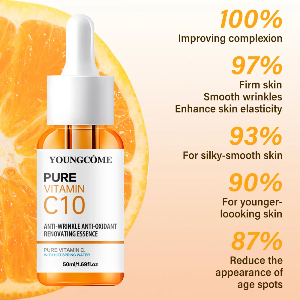 Vitamin C & Hyaluronic Acid Face Serum – Brightening, Anti-Aging & Hydrating