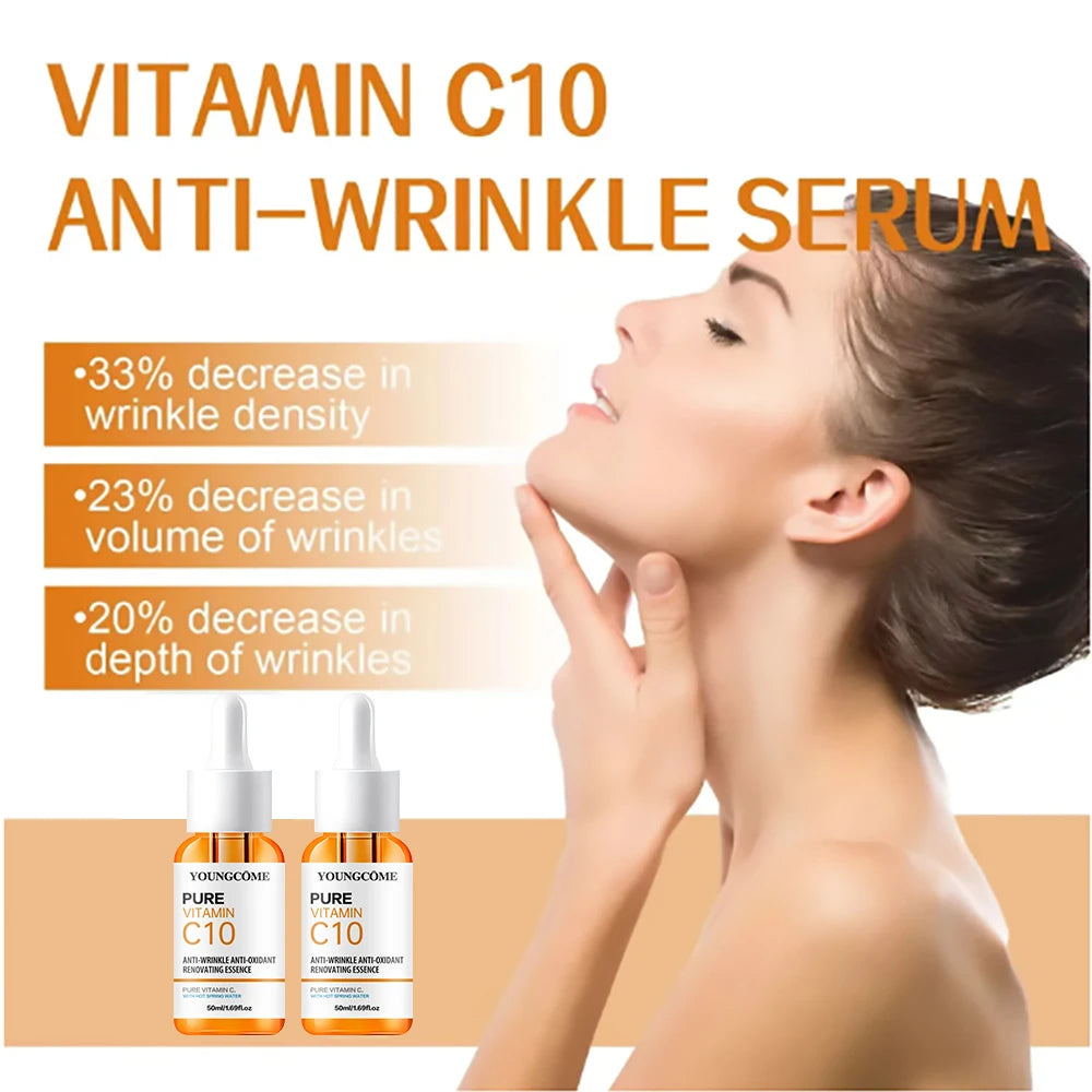 Vitamin C & Hyaluronic Acid Face Serum – Brightening, Anti-Aging & Hydrating