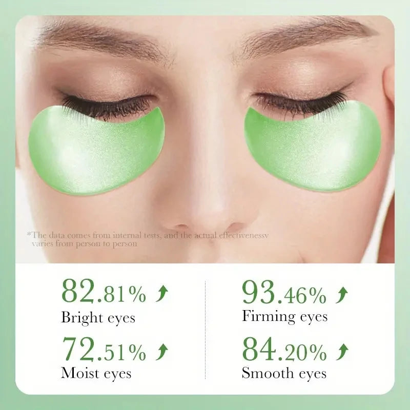 Aloe Vera Collagen Eye Mask (60pcs) – Moisturizing, Brightening & Dark Circle Care