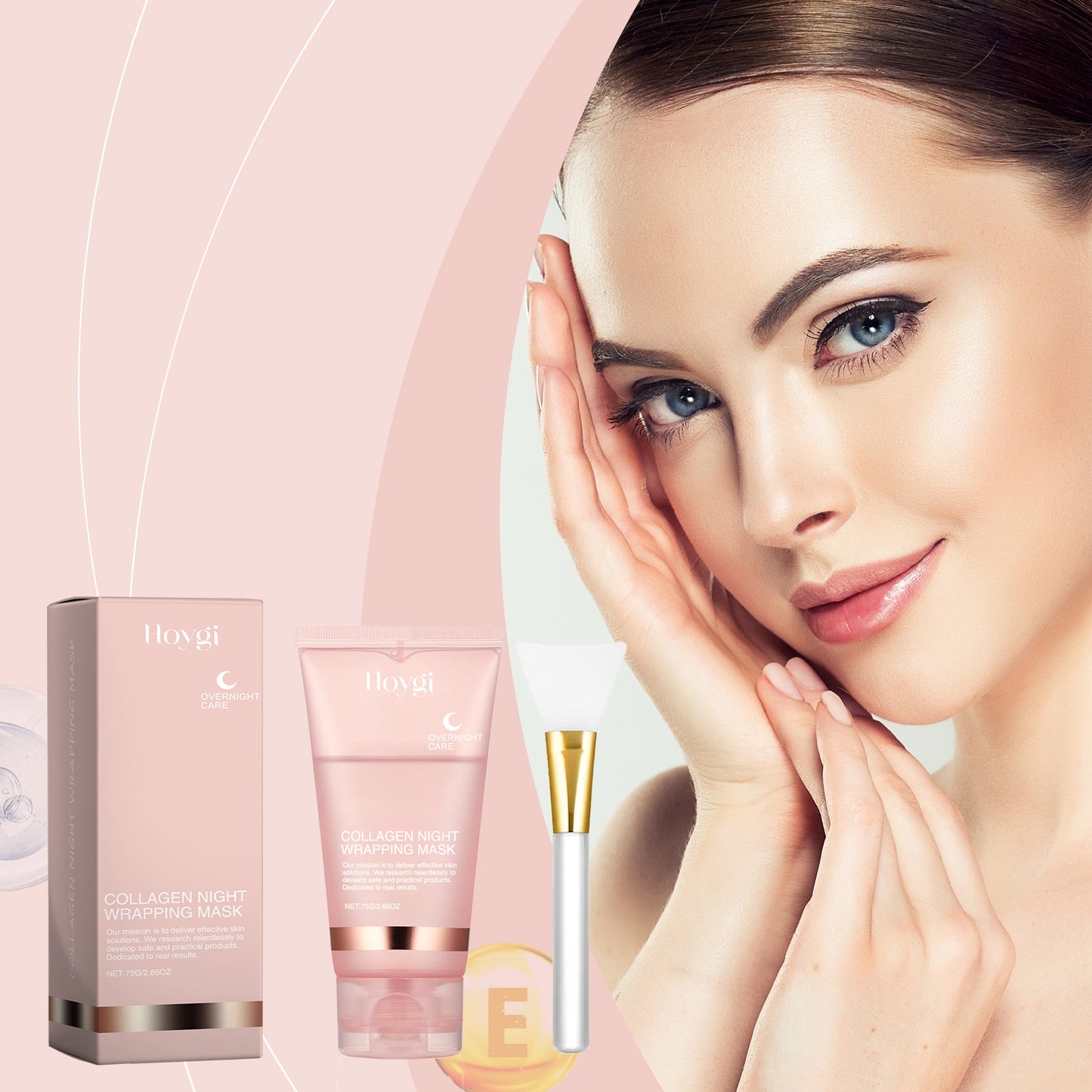 Collagen Overnight Peel-Off Mask – Hydrating & Firming Night Care Set