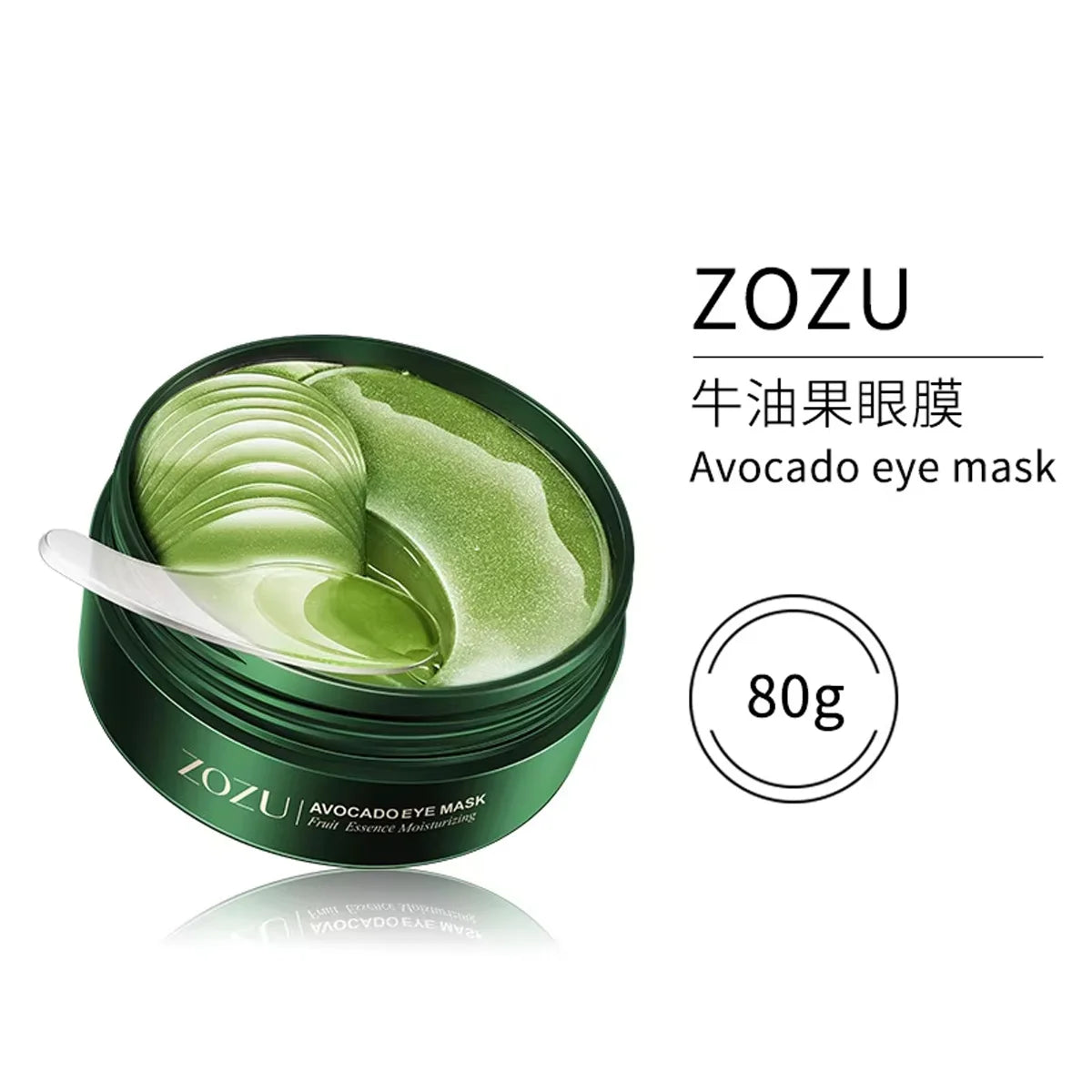 Avocado Gold Eye Patches (60/120pcs) – Moisturizing, Anti-Wrinkle & Dark Circles Care