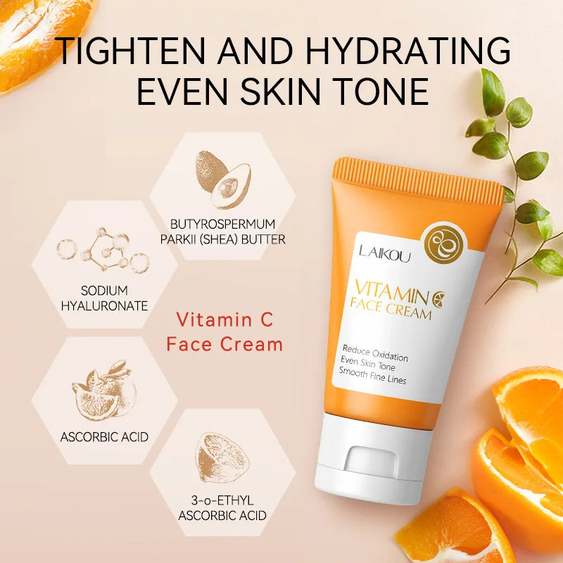 LAIKOU Vitamin C Face Cream – Moisturizing, Nourishing & Brightening