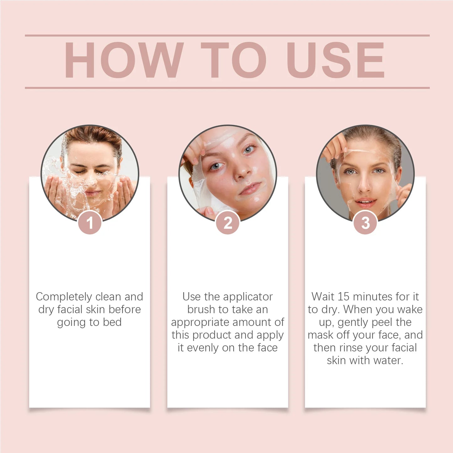 Collagen Overnight Peel-Off Mask – Hydrating & Firming Night Care Set