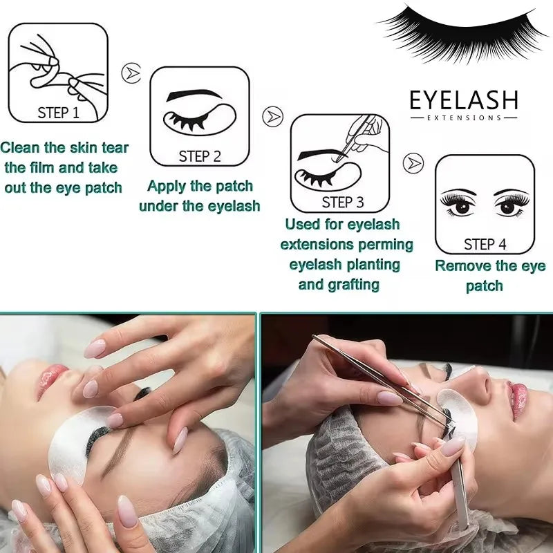 MJ Gel Eye Pads (50 Pairs) – Under-Eye Patches for Eyelash Extension
