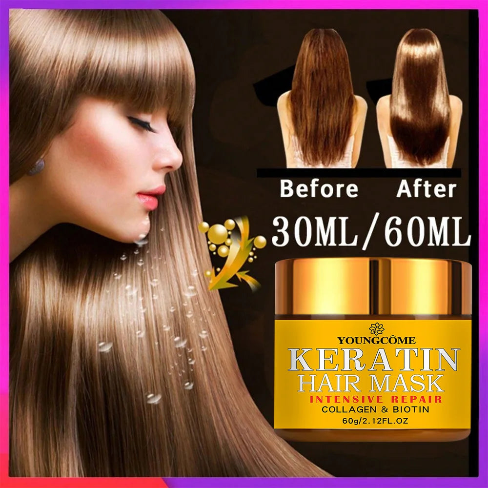 Hair Repair Mask – Biotin, Collagen & Keratin Treatment for Dry & Damaged Hair