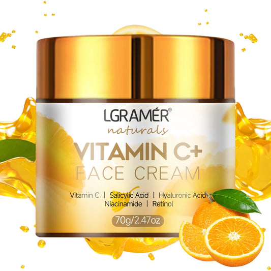 Vitamin C & Retinol Face Cream – Anti-Wrinkle, Hydrating, Firming & Brightening