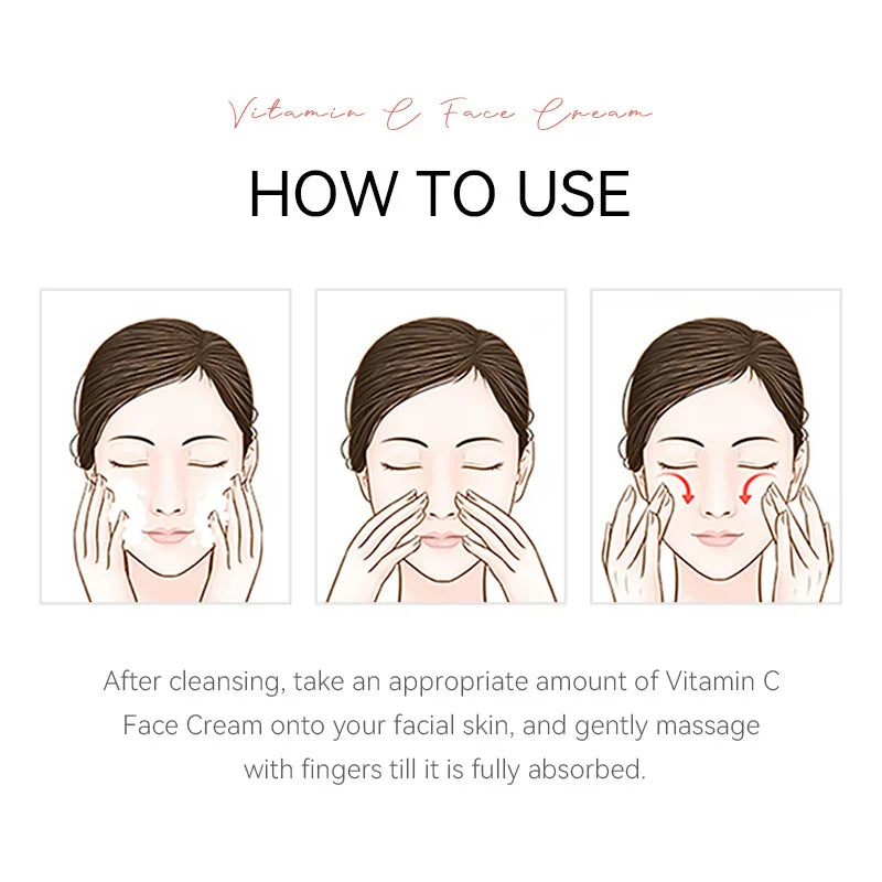 LAIKOU Vitamin C Face Cream – Moisturizing, Nourishing & Brightening