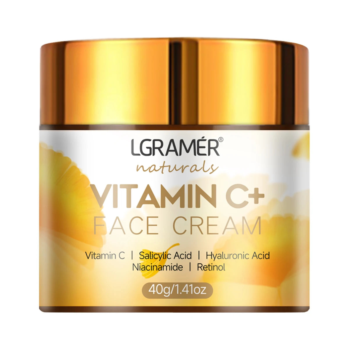 Vitamin C & Retinol Face Cream – Anti-Wrinkle, Hydrating, Firming & Brightening