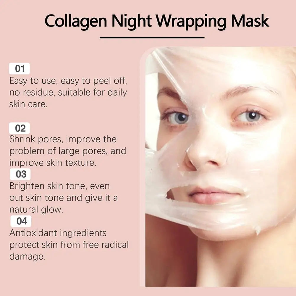 Hydrolyzed Collagen Overnight Mask – Hydrating, Firming & Brightening Peel-Off
