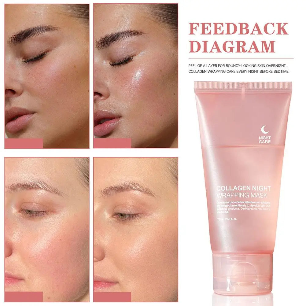 Hydrolyzed Collagen Overnight Mask – Hydrating, Firming & Brightening Peel-Off
