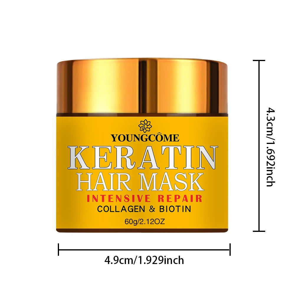 Hair Repair Mask – Biotin, Collagen & Keratin Treatment for Dry & Damaged Hair