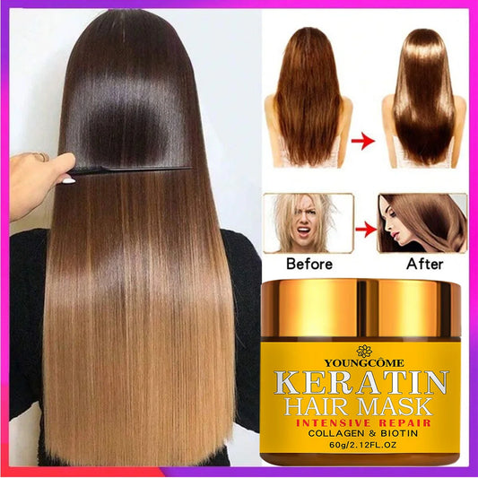 Hair Repair Mask – Biotin, Collagen & Keratin Treatment for Dry & Damaged Hair