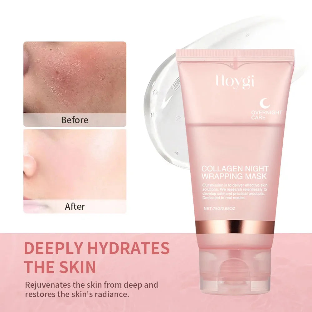 Collagen Overnight Peel-Off Mask – Hydrating & Firming Night Care Set