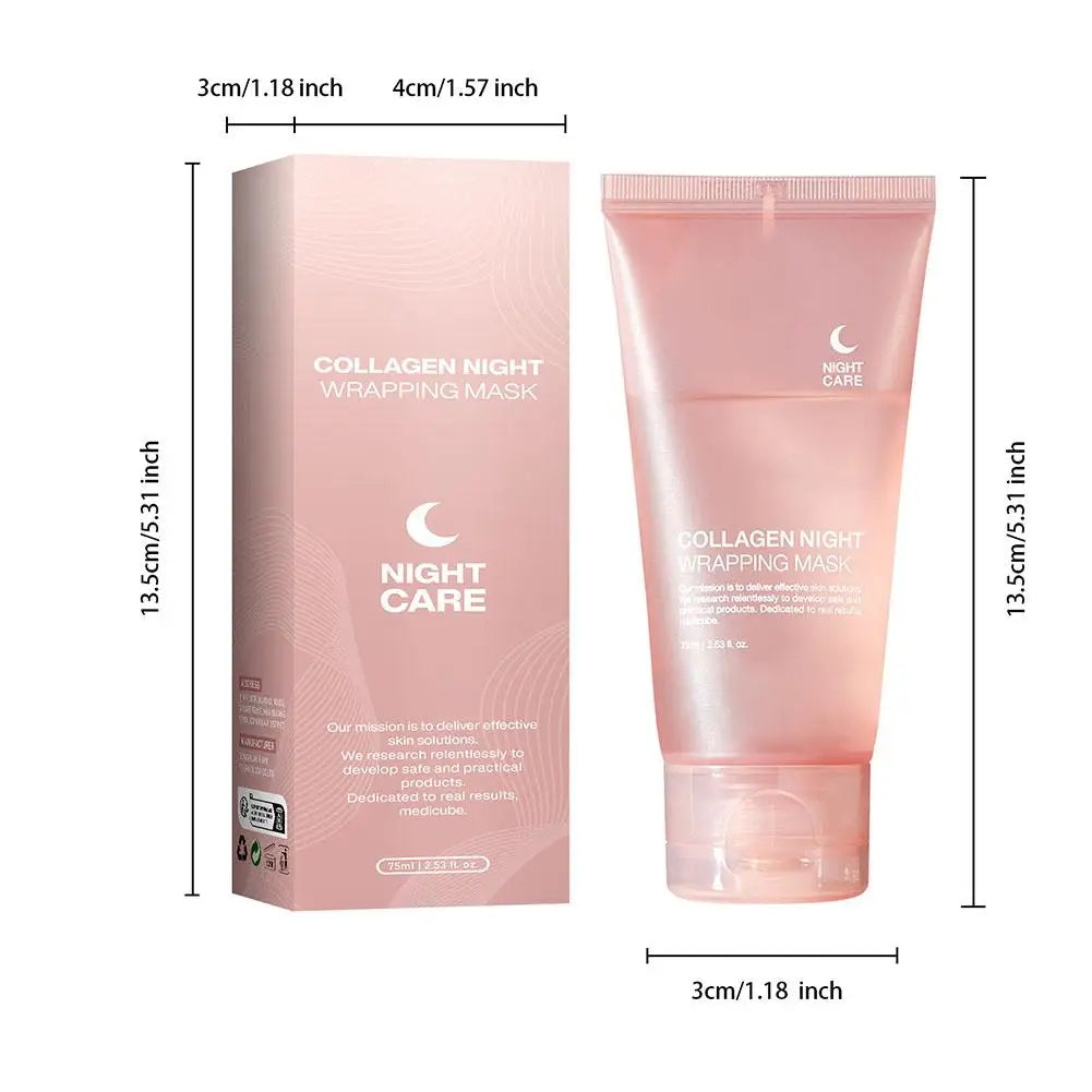 Hydrolyzed Collagen Overnight Mask – Hydrating, Firming & Brightening Peel-Off