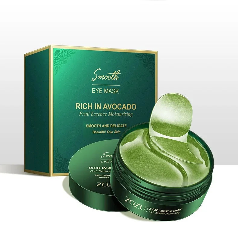 Avocado Gold Eye Patches (60/120pcs) – Moisturizing, Anti-Wrinkle & Dark Circles Care