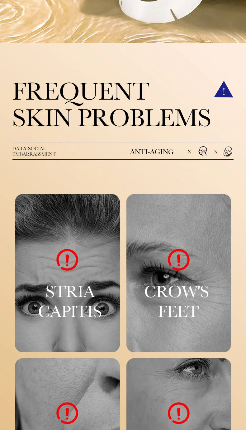 Collagen Facial Mask (10pcs) – Anti-Wrinkle, Moisturizing & Brightening