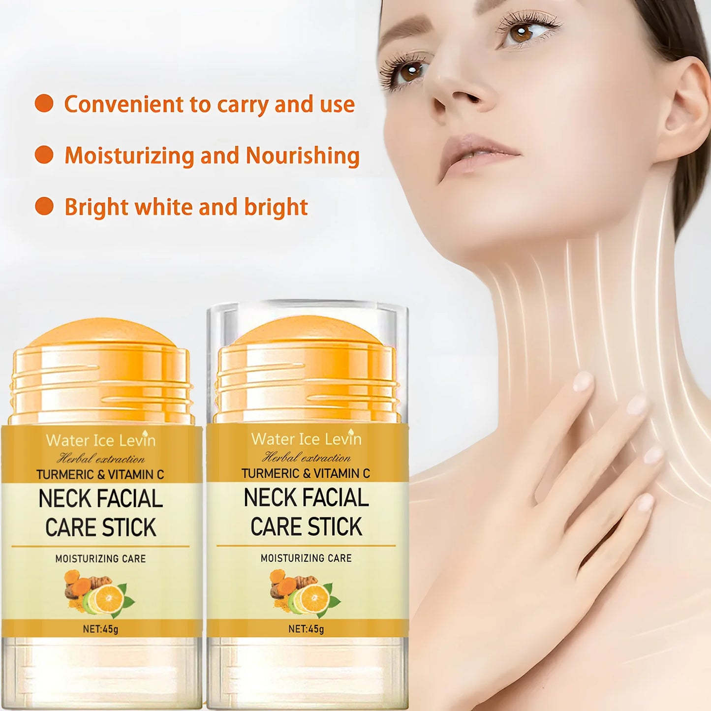 Turmeric & Vitamin C Neck Cream – Lifting, Anti-Wrinkle, Whitening & Firming