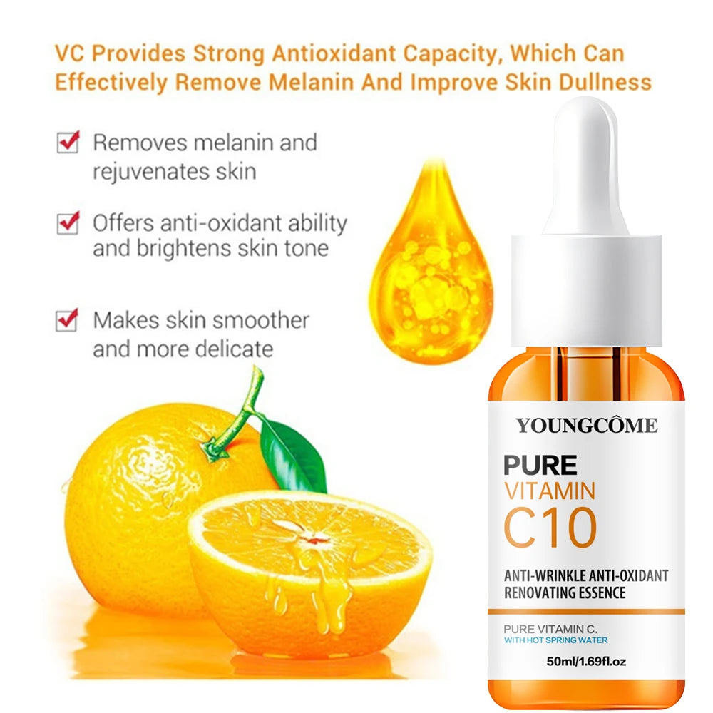 Vitamin C & Hyaluronic Acid Face Serum – Brightening, Anti-Aging & Hydrating