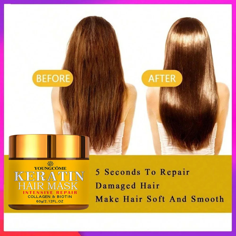 Hair Repair Mask – Biotin, Collagen & Keratin Treatment for Dry & Damaged Hair