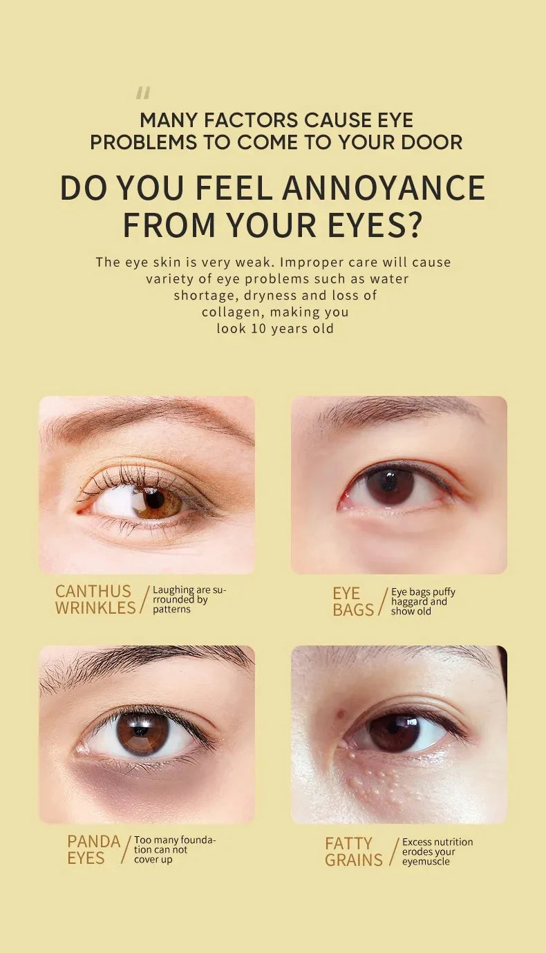 Avocado Gold Eye Patches (60/120pcs) – Moisturizing, Anti-Wrinkle & Dark Circles Care
