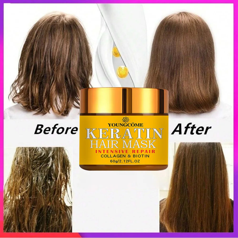 Hair Repair Mask – Biotin, Collagen & Keratin Treatment for Dry & Damaged Hair